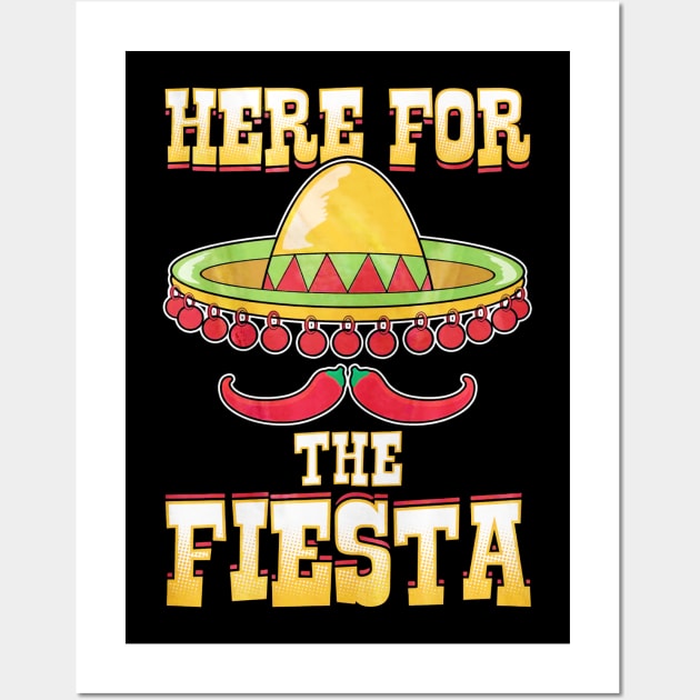 Here For The Fiesta Wall Art by toiletpaper_shortage